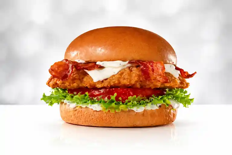 HAND BREADED BACON SWISS 1