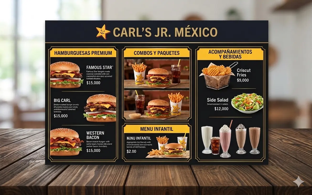 complete menu